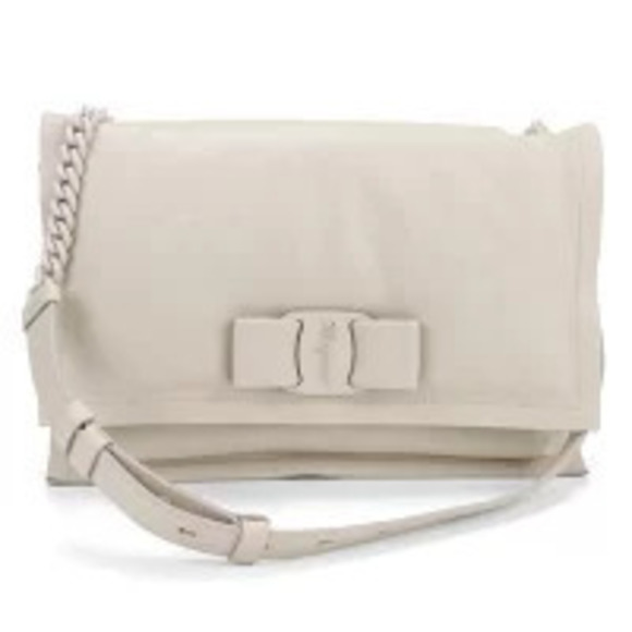 Salvatore Ferragamo Handbags - Salvatore Ferragamo Shoulder Bag Viva Vara Ribbon Chain Crossbody